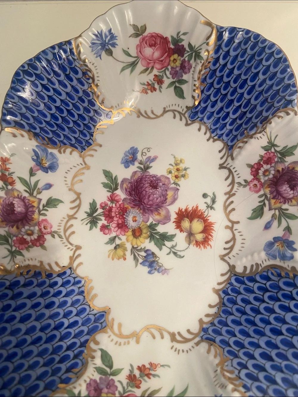 Heirloom porcelain serving